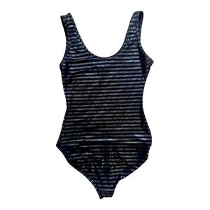 American Apparel Striped Bodysuit From 2004ish